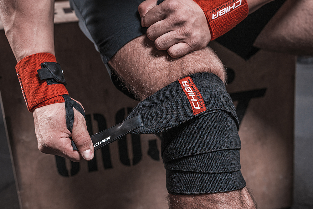 Knee Wrap Black Line black/10