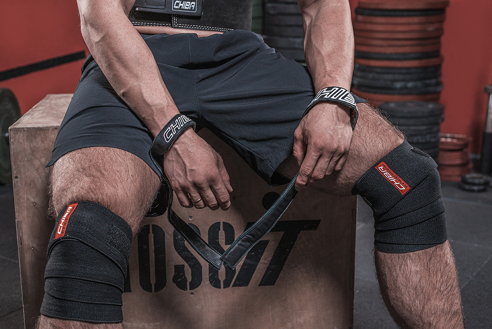 Knee Wrap Black Line black/10