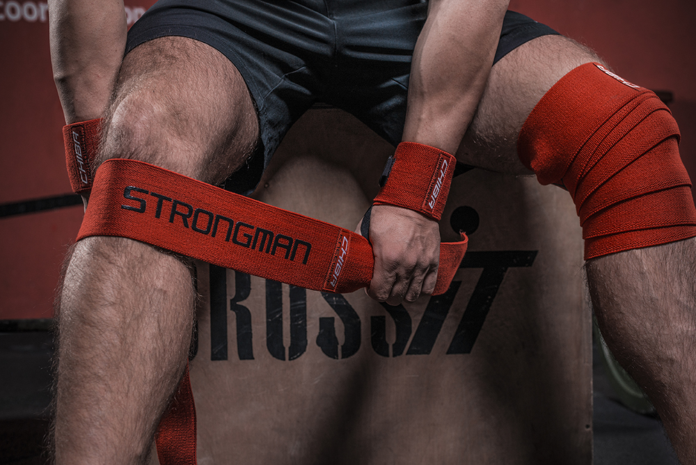 Strongman Kneewrap red/04