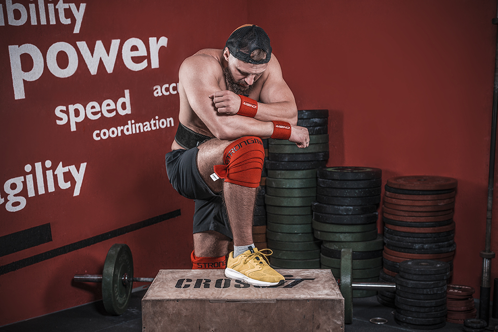 Strongman Kneewrap red/04